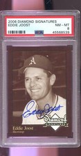 2006 Diamond Signatures Eddie Joost AUTO Signed Autograph PSA 8 Graded Card MLB