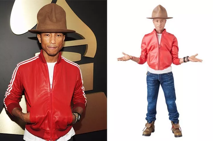 Medicom Pharrell Williams Rah Action Figure Very Rare!