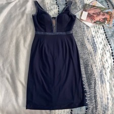 Sherri Hill Beaded Jersey Mini Cocktail Dress - size 2