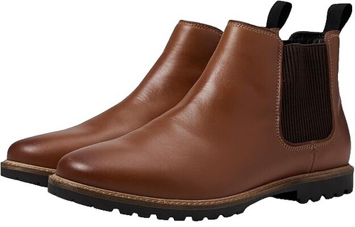 Cole Haan Men\'s Curtis 11.5 Leather Lug Chukka Boots Brown Casual Comfort Cole Haan Shoes Mens 11 Brown Leather Curtis Chukka Boots  main image 4