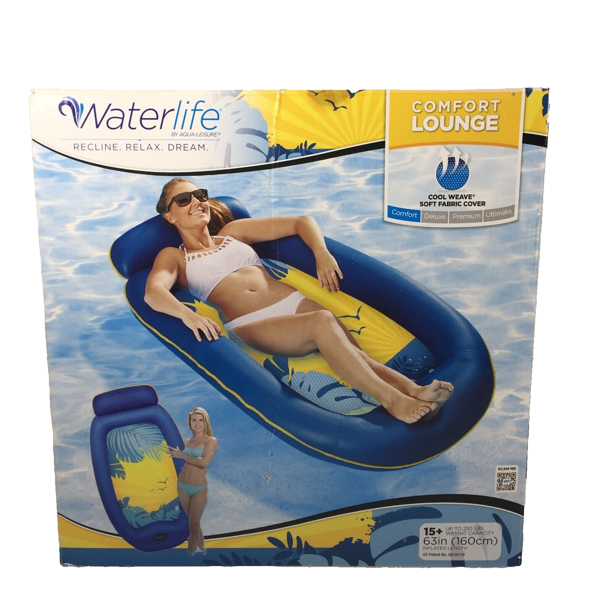 Pool Lounge Waterlife Aqua Leisure Comfort Lounge Aqua Comfort