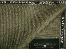LAMBSWOOL & CASHMERE JACKETING FABRIC MADE IN ENGLAND Hunt & Winterbotham =2.0 m