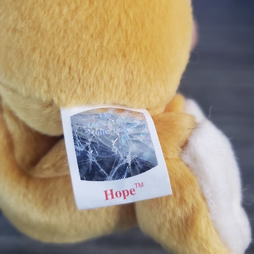 Ty Beanie Babys Hoffnung Bär und Grace Hase Kaninchen, betet auf Knien Stofftiere - Bild 6 von 7