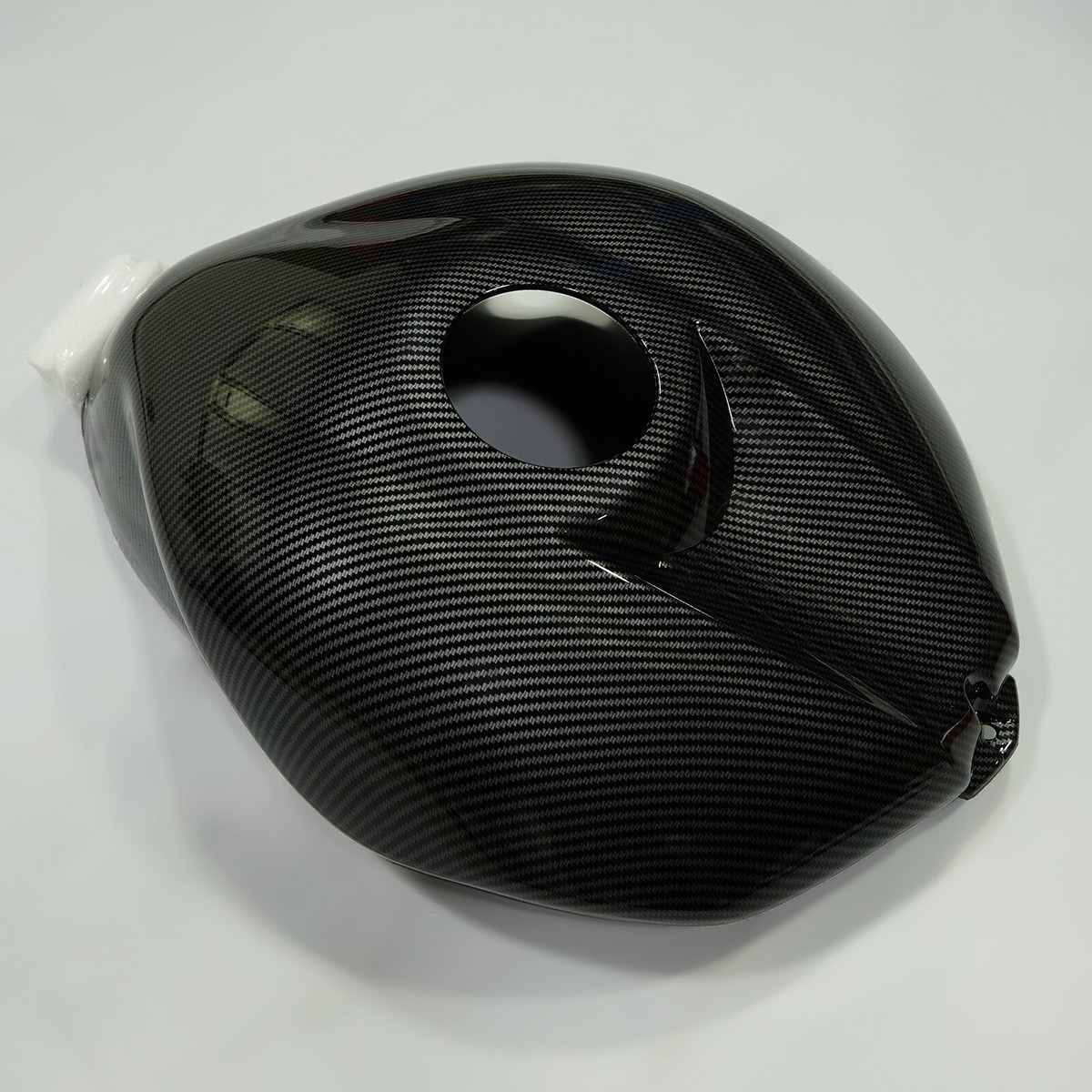 Black Carbon Fiber Fuel Gas Tank Cover Fairing Fit For YAMAHA YZF