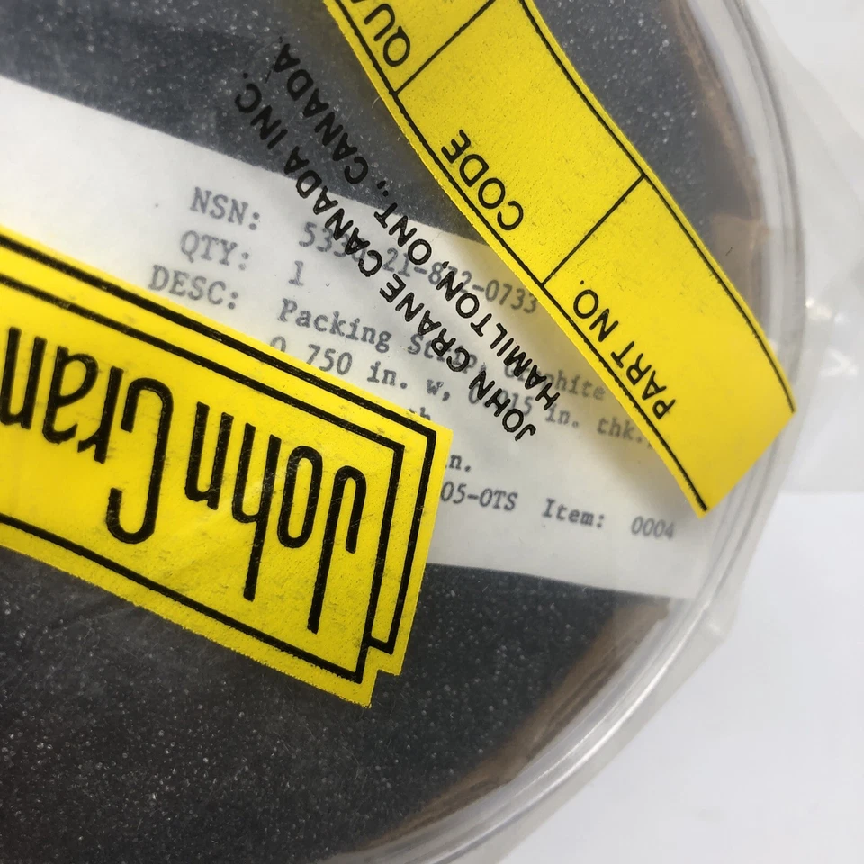 NEW John Crane 5330-21-872-0733 Packing Strip Grafoil 3/4" Graphite 50' LG .015" - Image 2 of 2