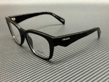 PRADA PR A10V 16K1O1 Black Men's 53 mm Eyeglasses