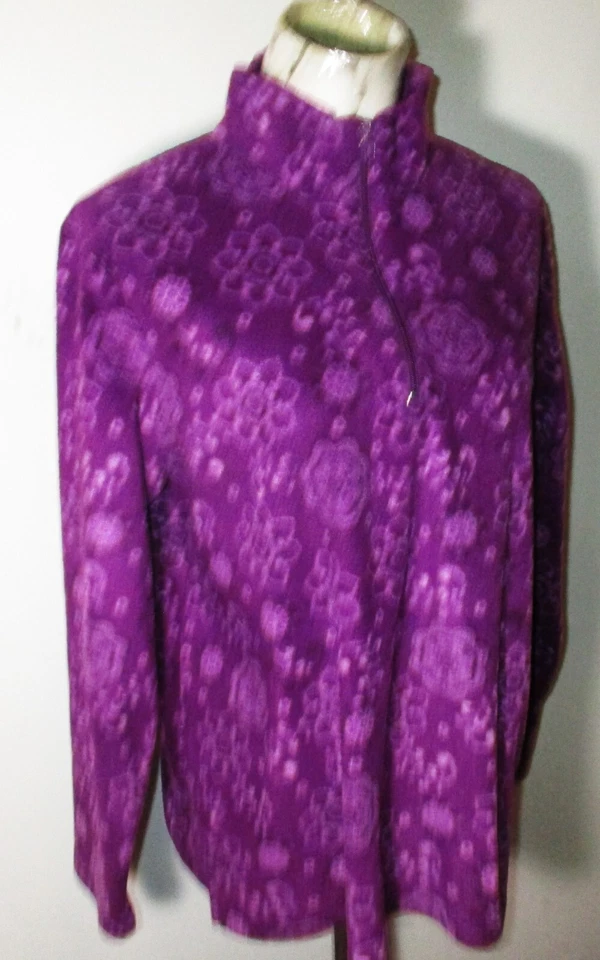 Jersey polar púrpura BLAIR 1/2 cremallera talla XL Foto 3 de 4