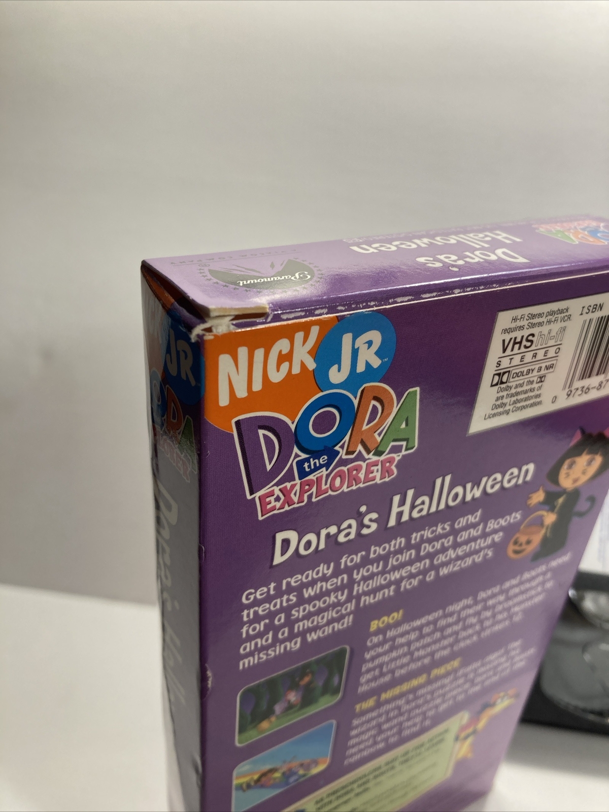 Dora the Explorer Dora's Halloween VHS 2004 Nick Jr Nickelodeon Kids