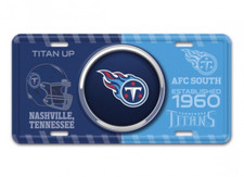 tennessee titans metal license plate made in usa