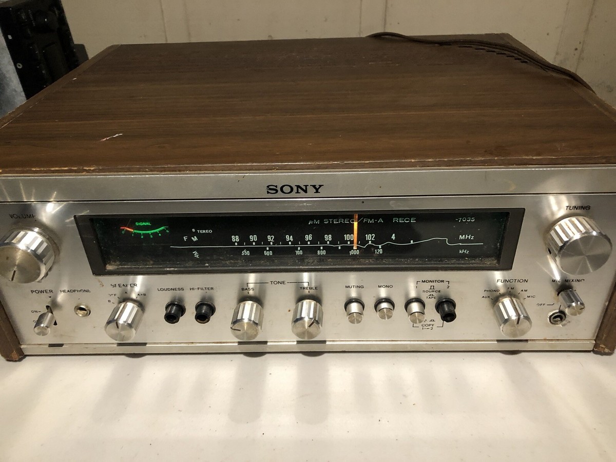 SONY STR-7035 Vintage FM/AM Stereo Receiver, Turns On | eBay
