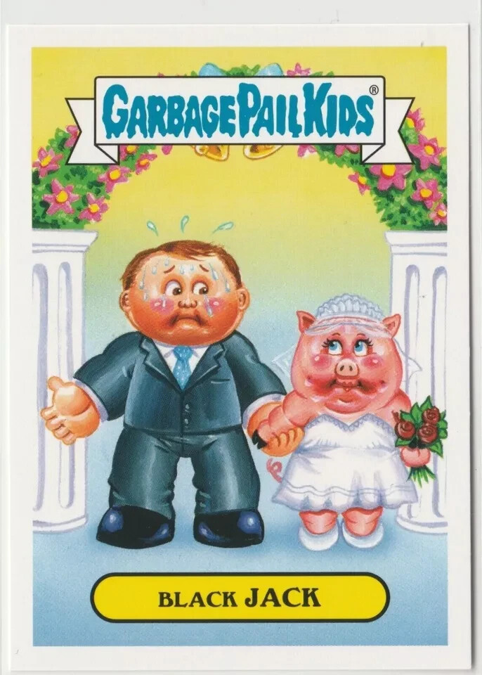 Black Jack 3a Garbage Pail Kids GPK 2016 Prime Slime Trashy TV Trading Card