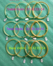 Violin Viola Cello Upright Double Bass Gut String 100% Natural Musical Gut Corde