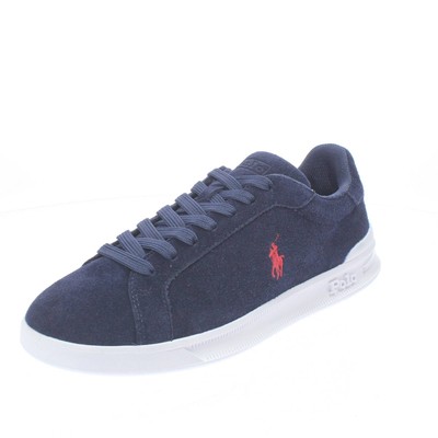 Ralph Lauren Heritage Ii Top Suede - Sneakers Basse Blu - Uomo Scarpe Sneakers