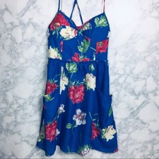 American Eagle Outfitters Womens Floral Dress Size S Small Juniors Sleeveless