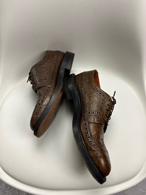 Vintage Florsheim Imperial Leather Wingtip Oxford Kenmoor Brogues