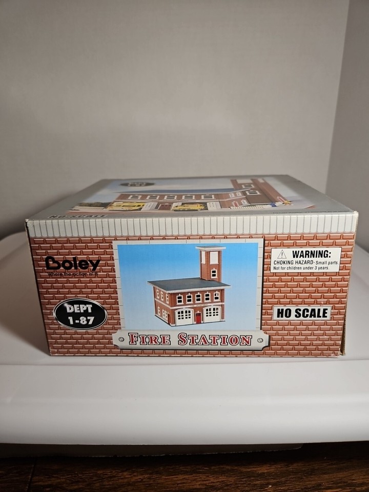 Boley HO Scale 1930’s Style 2 Bay Fire Station eBay