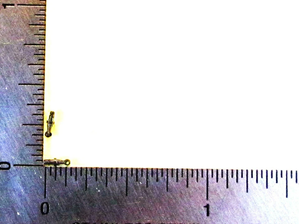 10 BLACK, M0486 HAND RAIL POST FOR MANTUA & TYCO RARE FACTORY ORIGINAL NEW PART - Image 3 of 3