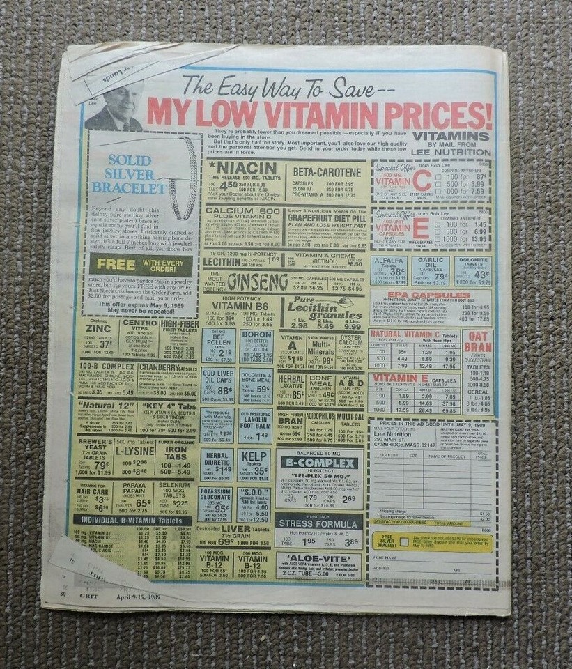 Grit Newspaper April 915, 1989 America's Family Publication eBay