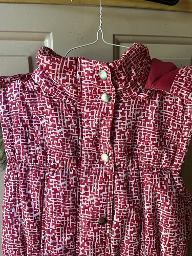 Route 66 Women’s Red Vest Faux Fur Collar - Picture 4 of 7