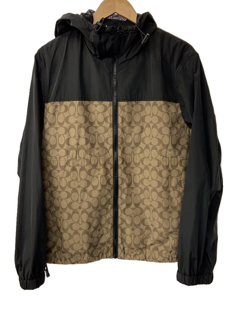 Giacca nylon Coach CO805 M poliestere nero modello totale usata