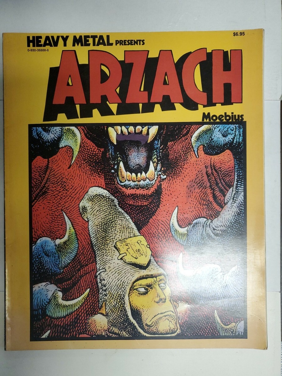 HEAVY METAL PRESENTS ARZACH - MOEBIUS- 1977 - First Edition 28e3