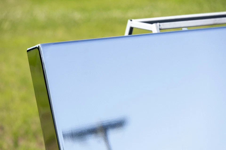 Parachoques Peterbilt 359, 379 / Kenworth W900 L / B - Caja 20" Montaje Oculto Cromo EE. UU. Foto 3 de 4