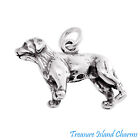 Labrador Retriever Lab Dog Breed 3D 925 Solid Sterling Silver Charm Made In Usa