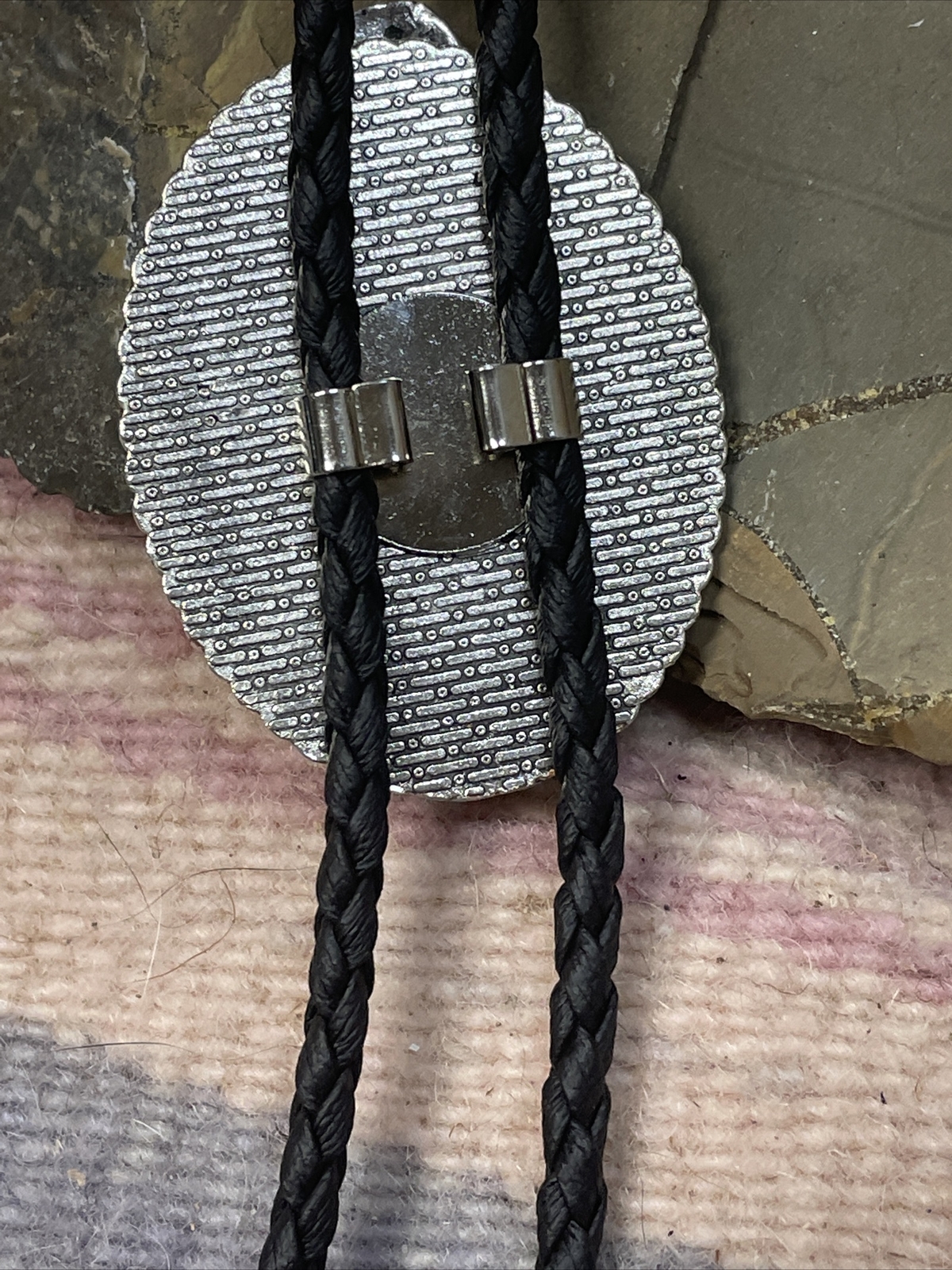 Saguaro Cactus Turquoise Silver Bolo Tie Western Southwest WEDDING Fall Festival