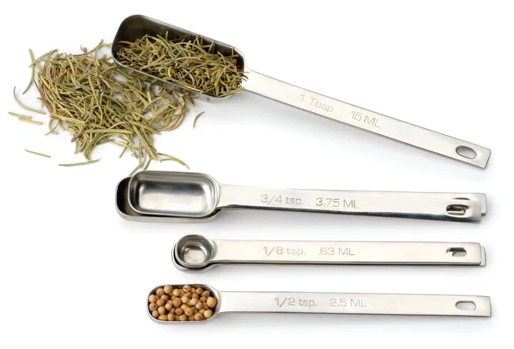 Endurance Spice Measuring Spoon Set Of 6 Stainless Steel Home & Kitchen - Image 3 of 4