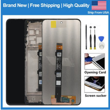 For Motorola Moto G 5G 2022 XT2213-3 LCD Touch Screen Digitizer Replace  Frame