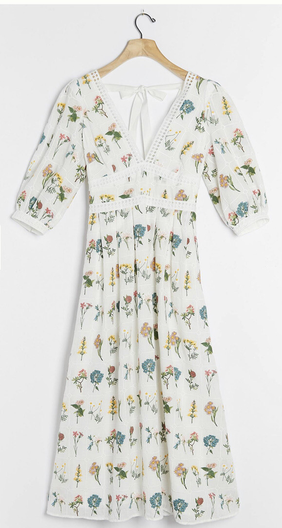 Anthropologie - セール　ラスト1 Anthropologie　ジュエリースタンド Anthropologie Carla Embroidered Maxi Dress sz 6 NWT | eBay
