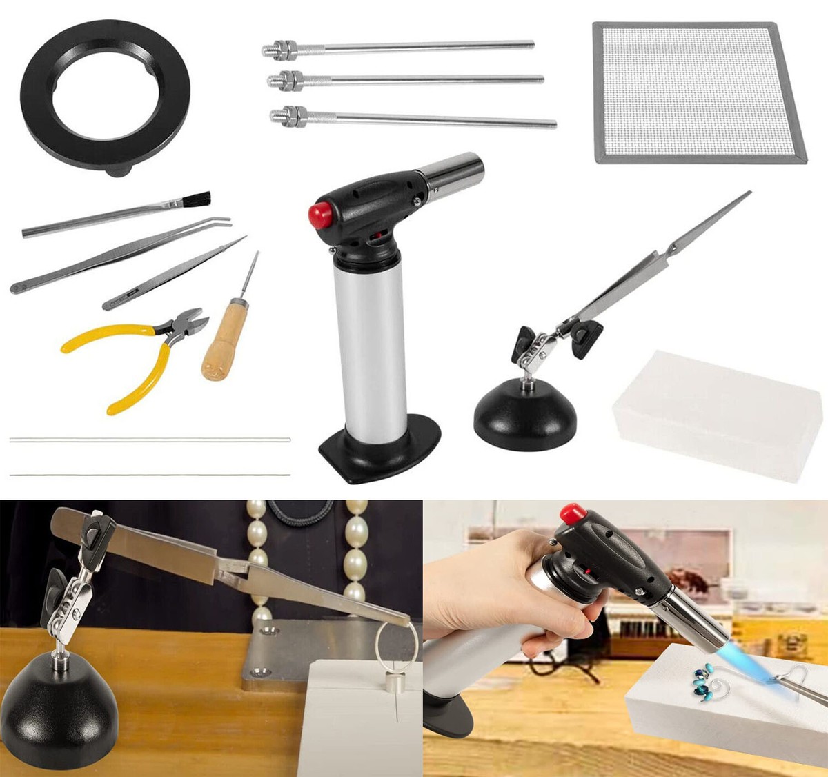 11Pcs 1700 Jewelry Soldering Kit For Beginner Silversmiths Jewelry