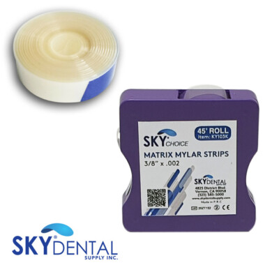 Mylar Plastic Sheeting Dental Mylar Matrix Strips – Clear Celluloid 3.66"L X 0.35"W, 500 Per Bag 500 Strips Per Bag - Foto 12