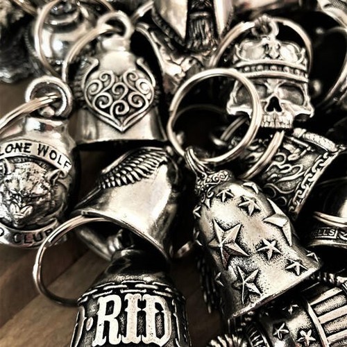 Ciondolo Ciondolo Regalo Cerniera Indiana Pull Biker Gremlin Ride Campana BZP-29 Made in USA - Foto 9 di 9