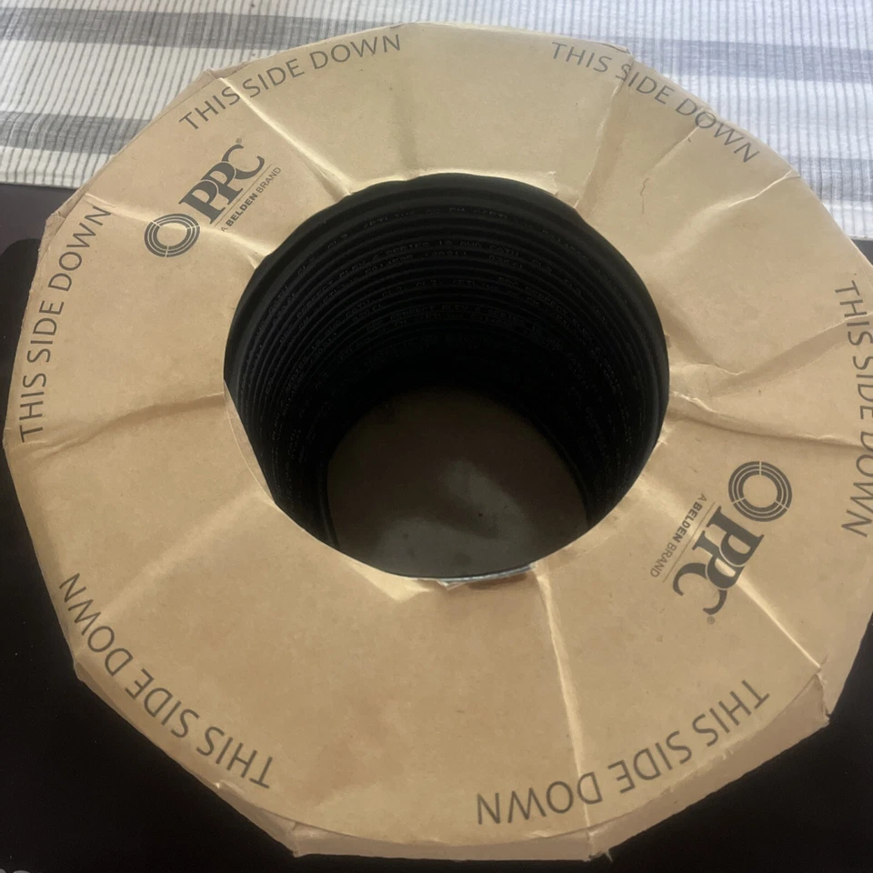 500 FT BLACK PPC PERFECTFLEX BROADBAND RG6 COAXIAL Cable BLACK TRISHIELD -Carton - Image 3 of 4