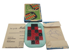 Schiebefax Schiebespiel  DRP Türkis Düsseldorf Rath OVP Vintage DDR