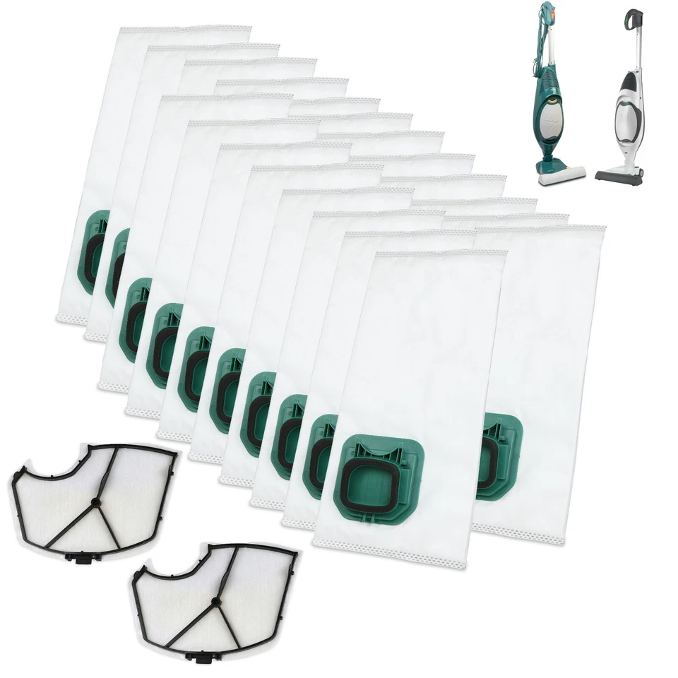 12 - 24 Staubsaugerbeutel Filter mit Vorwerk Kobold 140 150 kompatibel