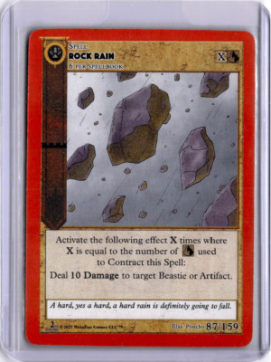 #87/159 - ROCK RAIN - REGULAR - CRYPTID NATION 2ND ED - METAZOO - ENGLISCH