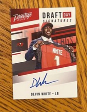 Devin White 2019 Prestige Draft Day Signatures - TAMPA BAY BUCCANEERS