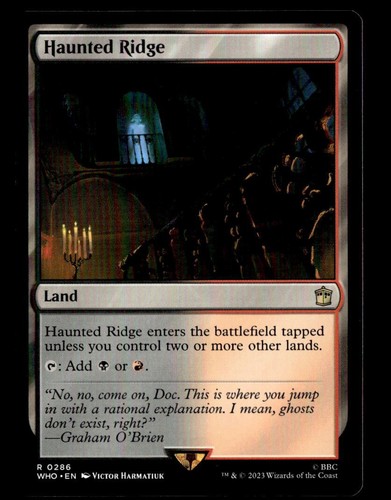 MTG - Haunted Ridge - Universes Beyond: Doctor Who - Near Mint