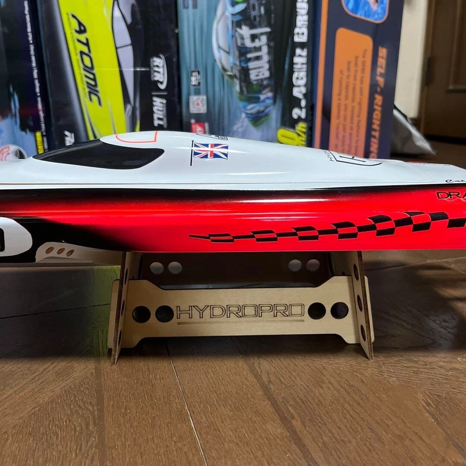 KYOSHO HYDROPRO RC Racing Boat Mono-1 with Receiver and Stand - Image 4 of 4