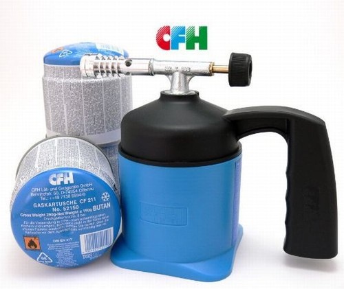 Lötmeister 1000 + 5 Gaskartuschen, Lötbrenner , Löten, Gasbrenner, Lötlampe CFH - Bild 2 von 2