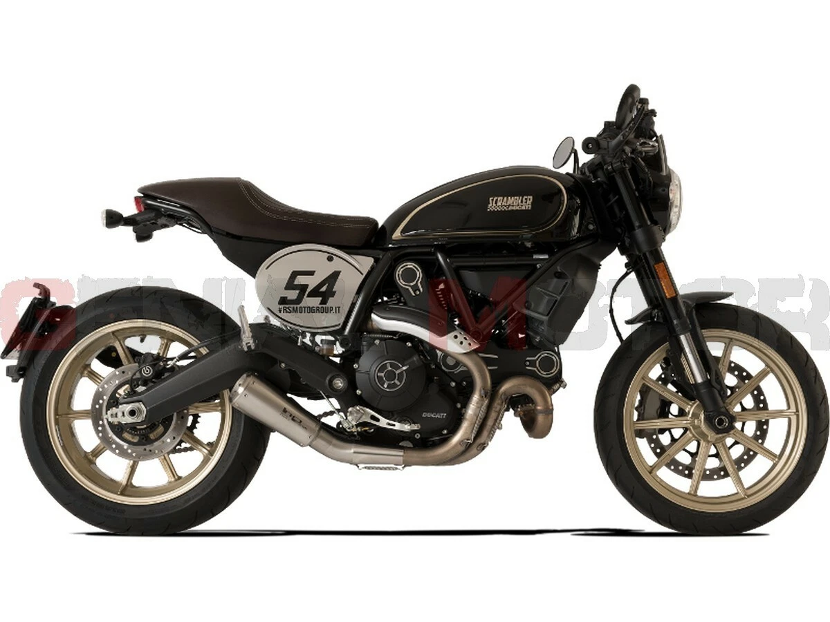 Exhaust Hp Corse Gp07 Ghiera Satin Ducati Scrambler 800 2015