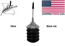 30ml Ink Jet Black Ink Easy Refill Squeeze Bottle Non Toxic Universal Epson Cann