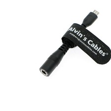2.1mm DC Female to Micro USB Converter Adapter Power Cable 10cm