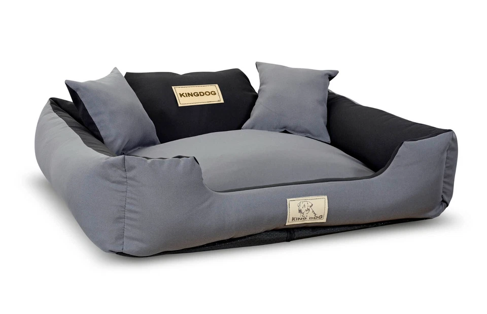 S-XL Abnehmbares Hundebett Hundekissen Haustierbett KINGDOG + MIT NAMEN HUNDES - Bild 3 von 4