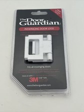 The Door Guardian Inswinging Door Lock with 3M VHB Tape - Child Pet Proof Lock
