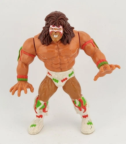 1991 WWF Hasbro Ultimate Warrior Series 2 Wrestling Action Figure Vintage Toy