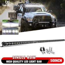 50"INCH 1000W Led Light Bar Spot Flood Combo Offroad Driving 4X4 Truck ATV 52/54