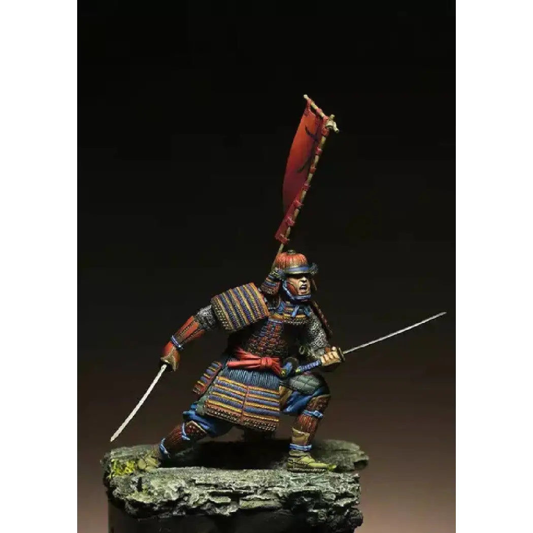 1/24 75mm Resin Model Kit Japanese Samurai Warrior Unpainted | eBay